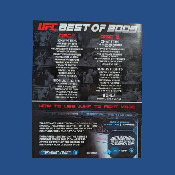 3 for $20 UFC: Best of 2009 – 2-Disc Blu-ray Set - Picture 2 of 2